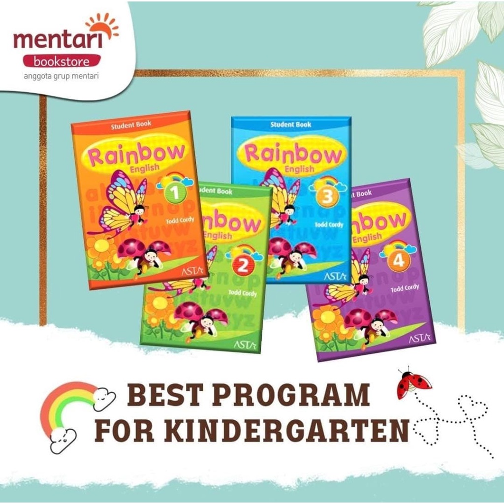 Rainbow English Series | Buku Pelajara Bahasa Inggri TK