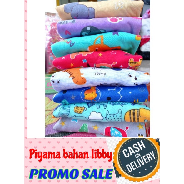 Grosiran piyama bahan libby velvet 6bln smpai 2th piyama qkids