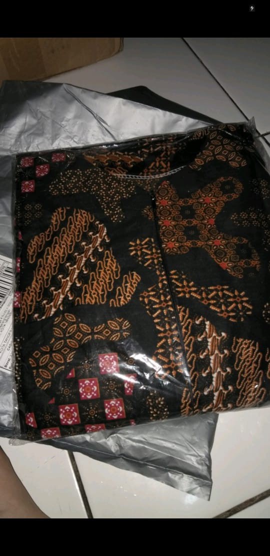 Ms Gamis Batik Sriwedari Maxi Modern Jumbo Bumil/busui Katun Sogan All Size