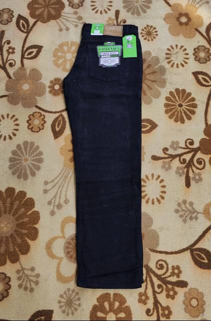 (33-38) Celana Jeans Pria Hitam Panjang Model Standar / Reguler Murah / Cowok