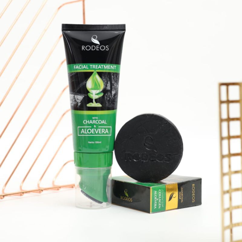 Rodeos Basic - Paket Sabun Pembersih Wajah untuk Kulit Kusam Bebas Komedo &amp; Jerawat