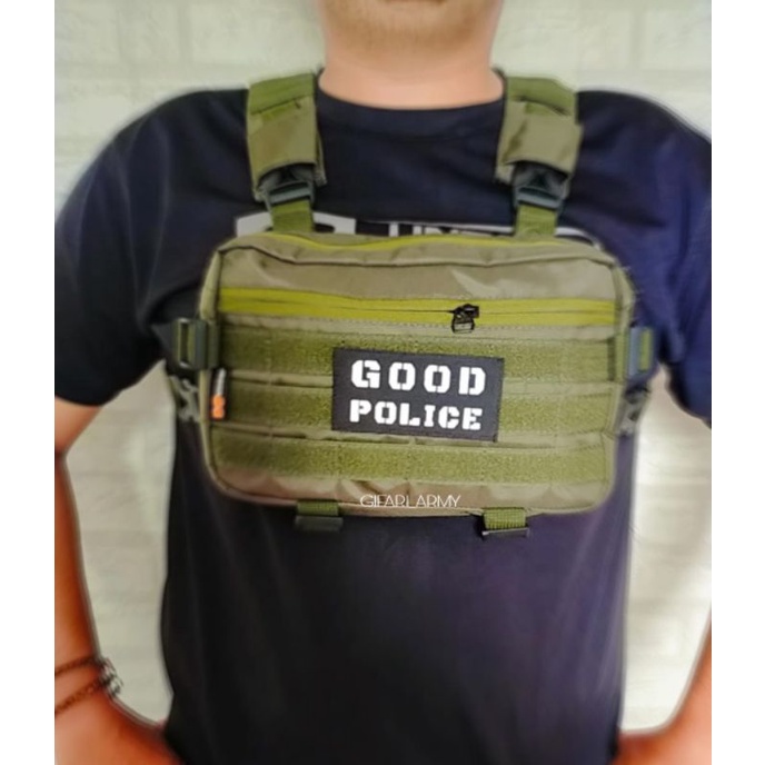 (COD)TAS DADA/CHEST BAG/CHEST RIG/ARMY/TNI TERMURAH TERBARU