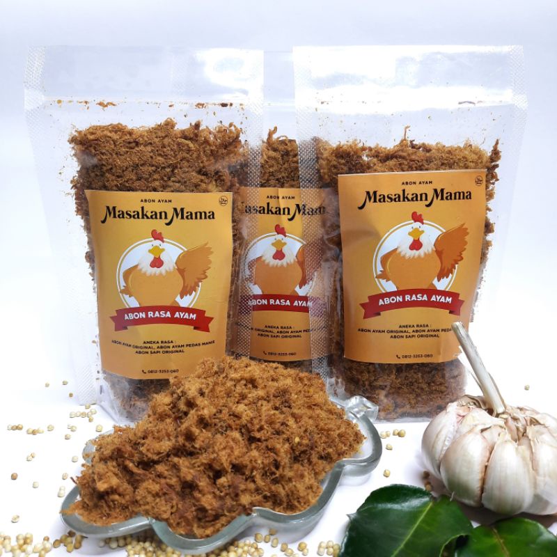 

ABON AYAM 100% DAGING AYAM ASLI RASA ORIGINAL