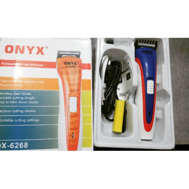 Alat cukur onyx profesional satu sisir recharger 6268