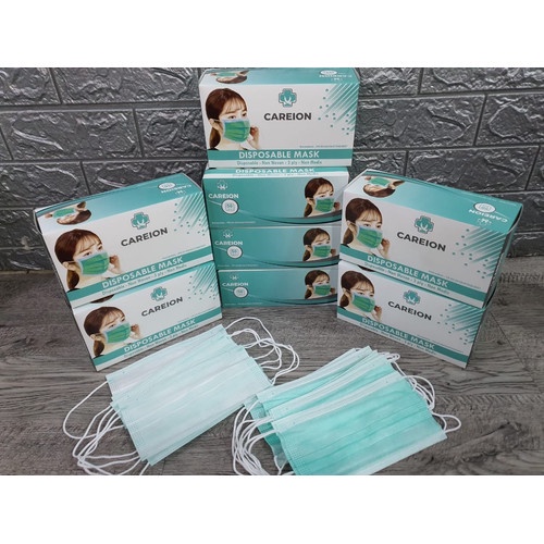 Masker 3 ply isi 50 pcs CAREION