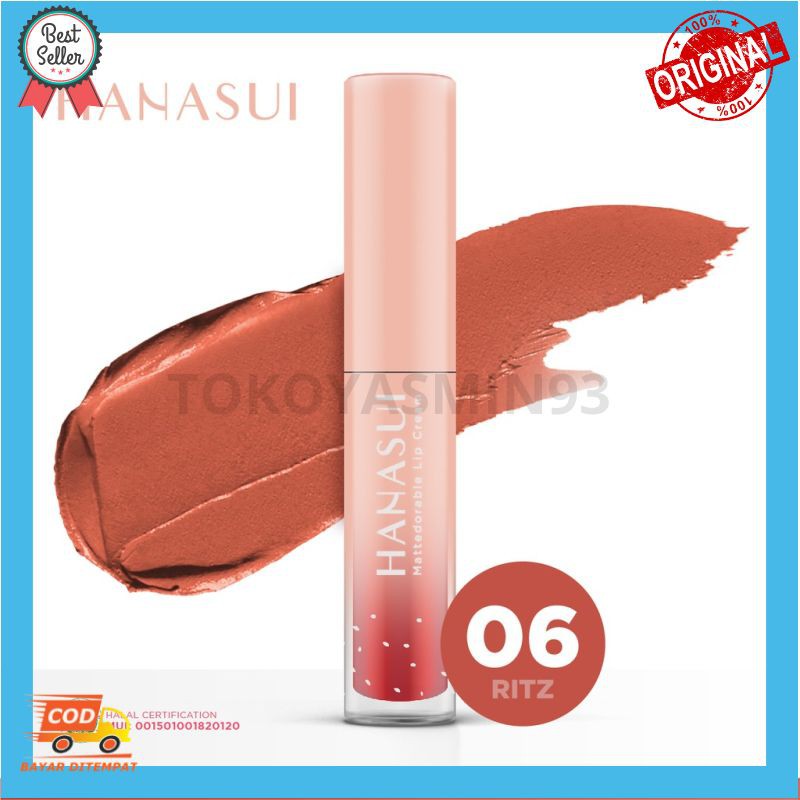 Hanasui Mattedorable Lipcream 4gr-06 RITZ
