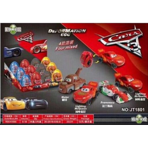MAINAN ANAK TELOR SURPRISE EGG CARS 3 CARS 3 EGG SURPRISE EGG CARS 3