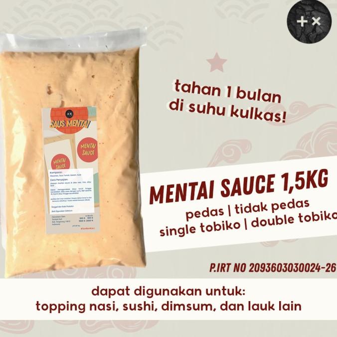 

Saus Mentai 1,5 kg (tidak pedas)