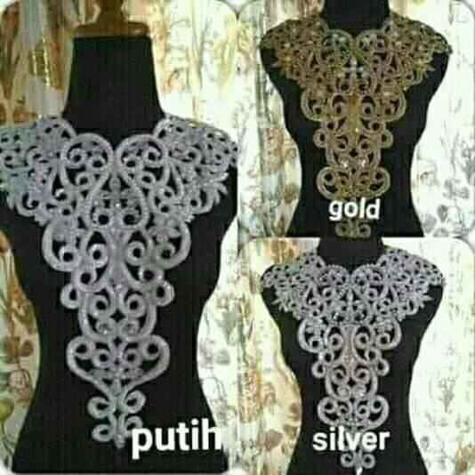 coker pengantin payet#aksesoris kalung#aksesoris pengantin#coker kalung#aksesoris kebaya#tari#wisuda