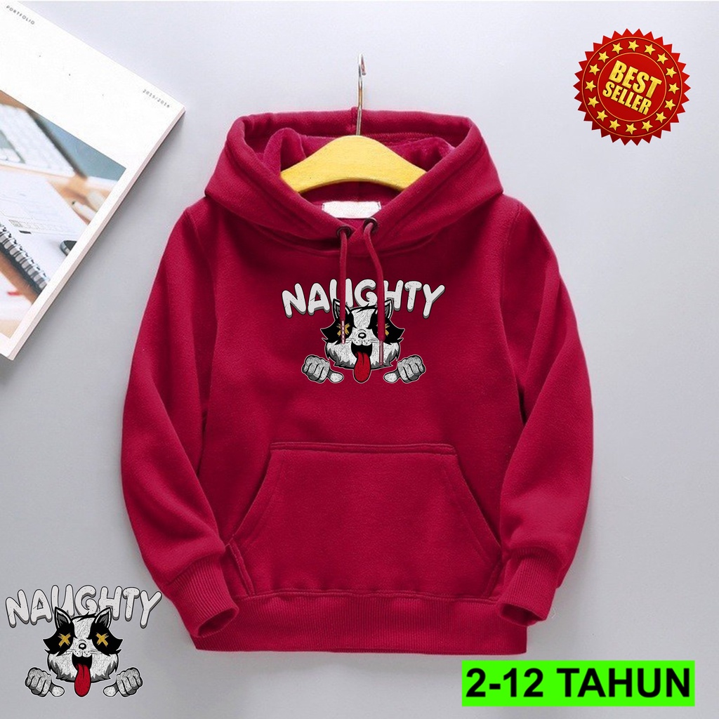 sweater hoodie anak usia 2 3 4 5 6 7 8 9 10 11 12 tahun / jaket switer anak laki laki perempuan