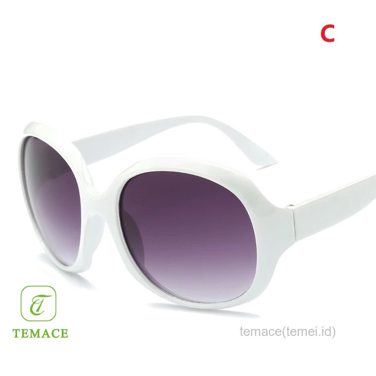 Kacamata Wanita Model Asimetris Polygonal rimless Warna Transparan