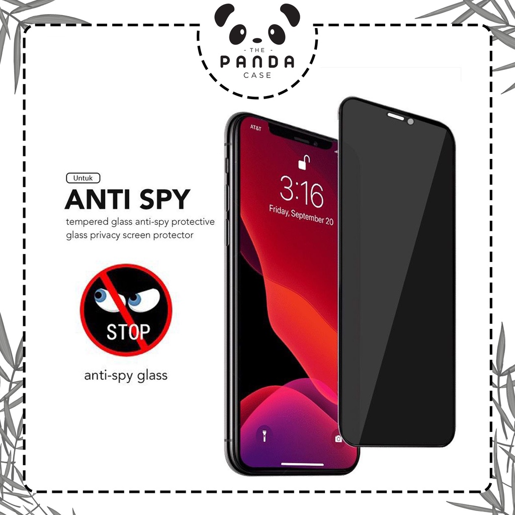 [TPC] Tempered Glass Anti SPY iPhone 6 6Plus 7 8 7Plus 8Plus X XR XS MAX 11 12 13 14 PLUS PRO MAX Plus Full Screen 9H LL009