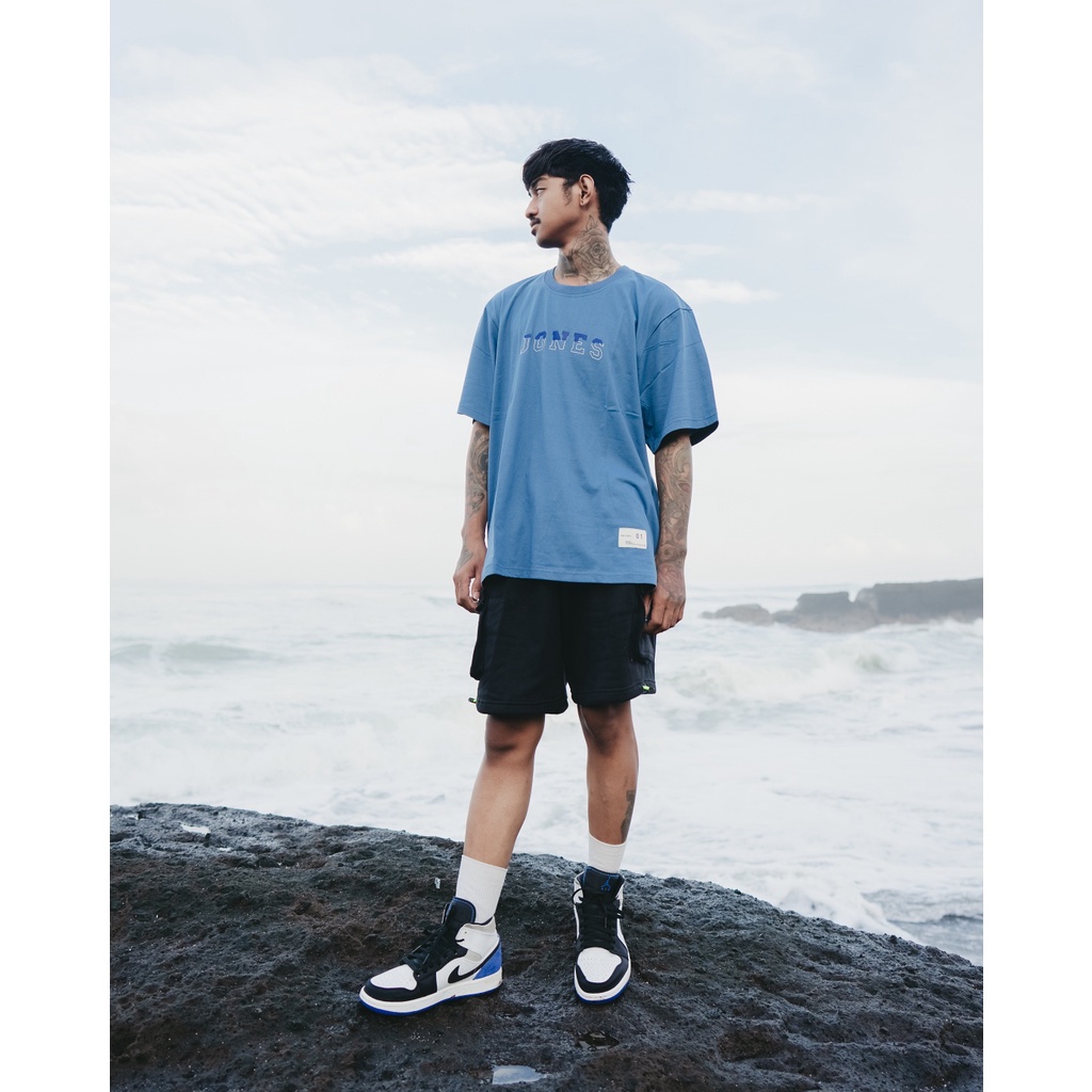 JAVAJONES Oversized Tee Park Blue