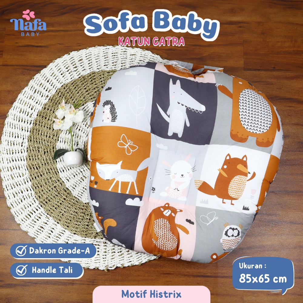 SOFA BABY TEMPAT TIDUR BAYI BANTAL KASUR BAYI MULTIFUNGSI NAFA BABY-HISTIX
