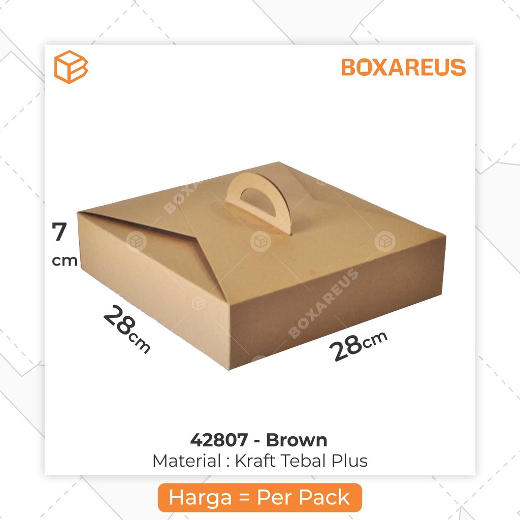 Cake Box / Kotak / Dus / Multipurpose Box / Kotak Kue / Souvenir / Box | 42807 (10pc)