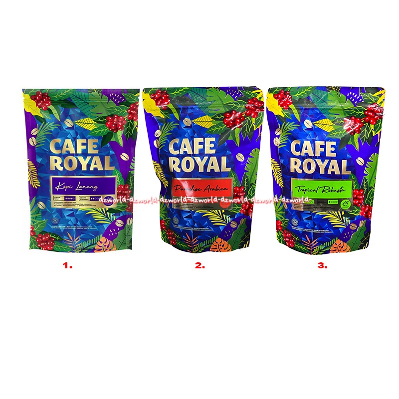 Cafe Royal 100gr Kopi Lanang Paradise Arabica Tropical Robusta Kopi Bubuk Royal Cafe Coffee Kopi Ground Coffee Caferoyal Cave