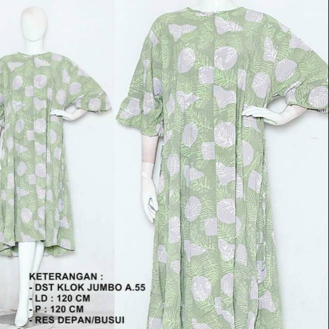 Daster Klok Jumbo ( Big Size ) merk THREE-M