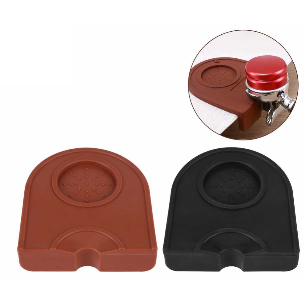Silicone Holder Mat Tamper Kopi Espresso Barista Peralatan Kopi Perlengkapan Rumah