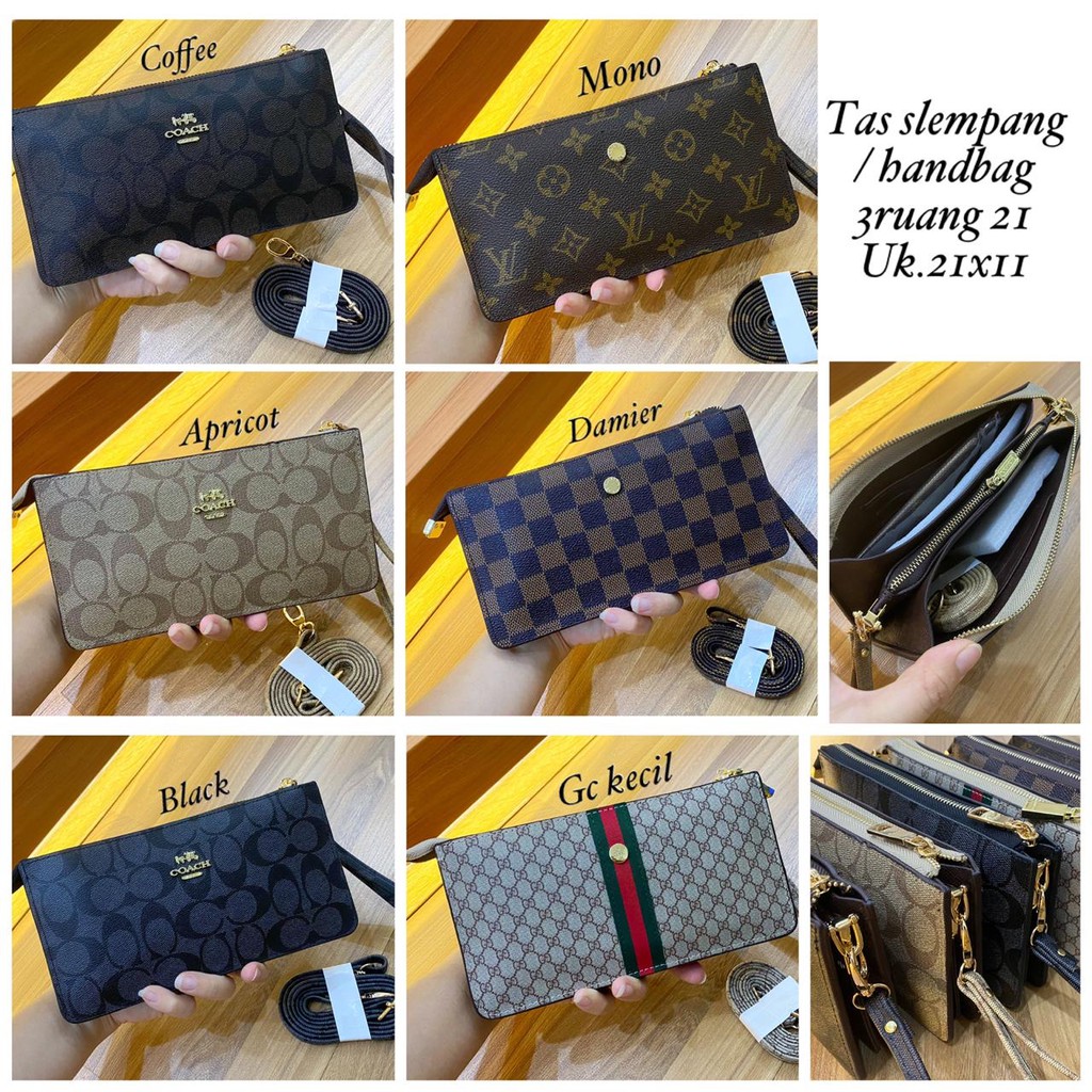 Clutch dompet 3300 super premium import dompet tangan Gucci bank