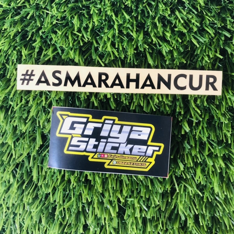 Sticker cutting stiker #ASMARAHANCUR viral ASMARA HANCUR