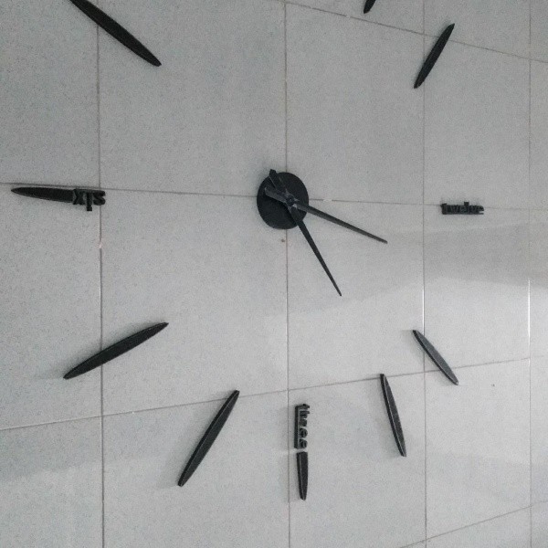 Jam Dinding Tempel Besar Raksasa 3d Giant Wall