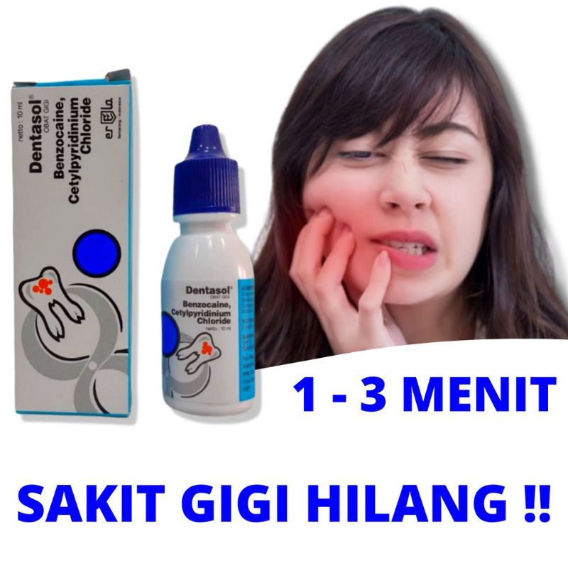 DENTASOL OBAT SAKIT GIGI 10 ML / Dentasol Obat Sakit Gigi 10ml Original