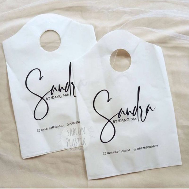 SABLON PLASTIK CUSTOM DEDAIN PE GUNUNG 25X35