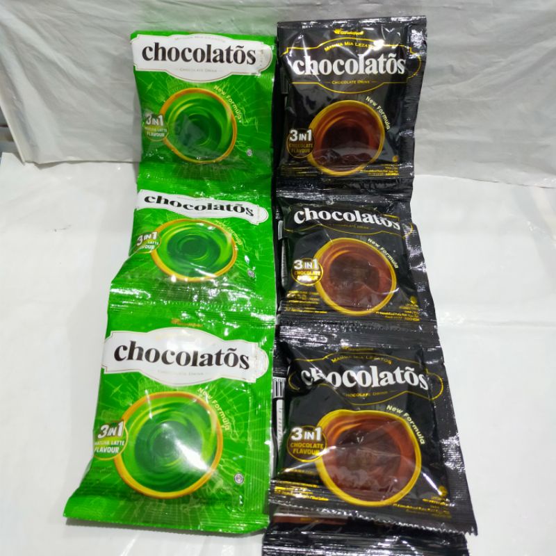 

Chocolatos serbuk matcha / cokelat renteng isi 10