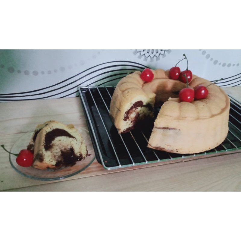 

Premium marmer butter cake