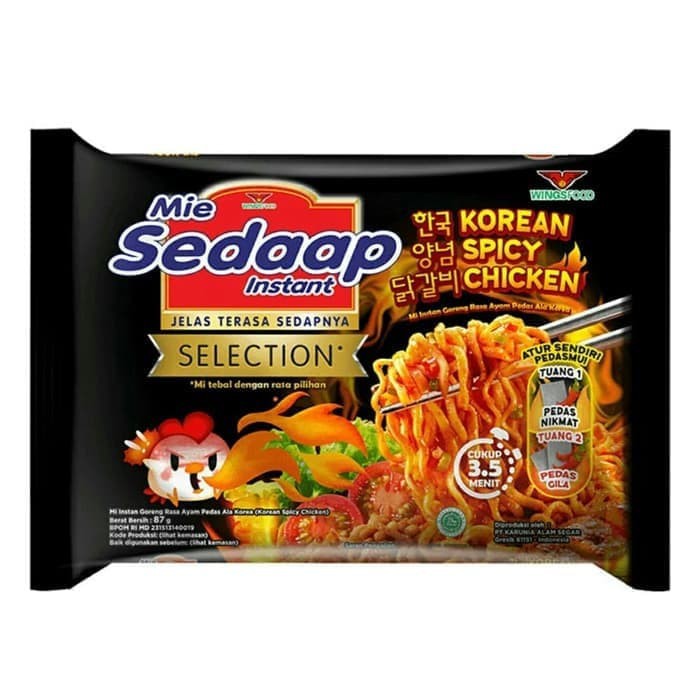 

MIE SEDAP KOREAN ISI 5 PCS
