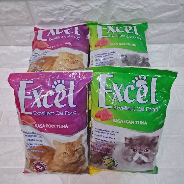 Jual Makanan Kucing Excel Feshpack 500gr Indonesia|Shopee Indonesia