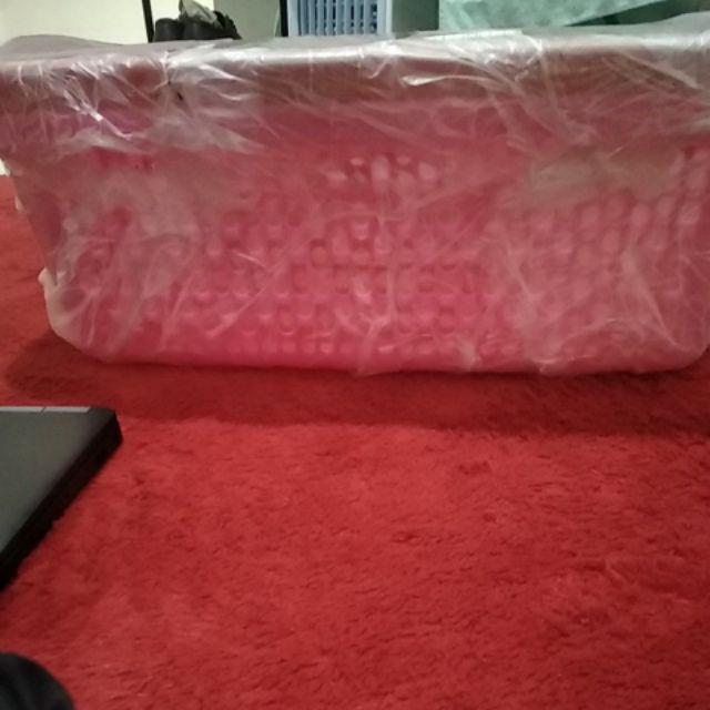 Keranjang Baju Plastik Segi Ukuran Large  Tempat Pakaian Laundry Kotor Bersih By Gojek/grab