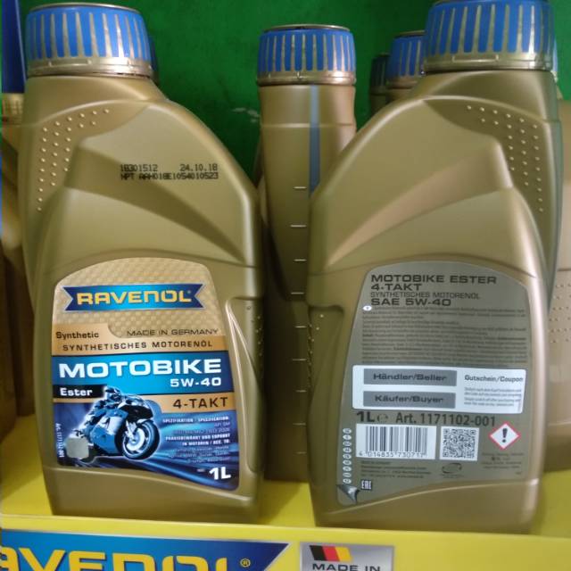 Oli ravenol motobike 5w 40