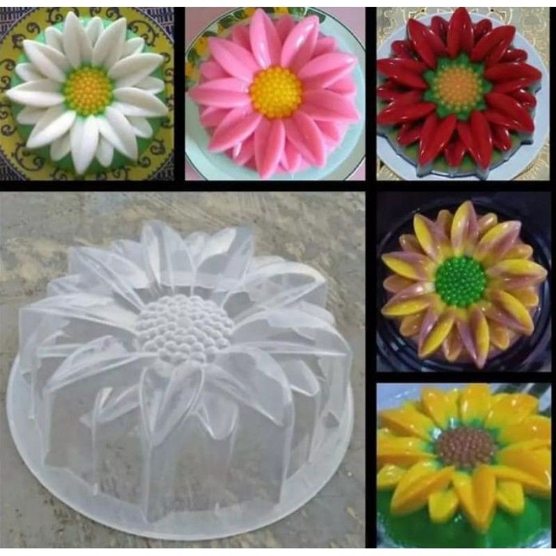 Cetakan Puding Bunga Matahari