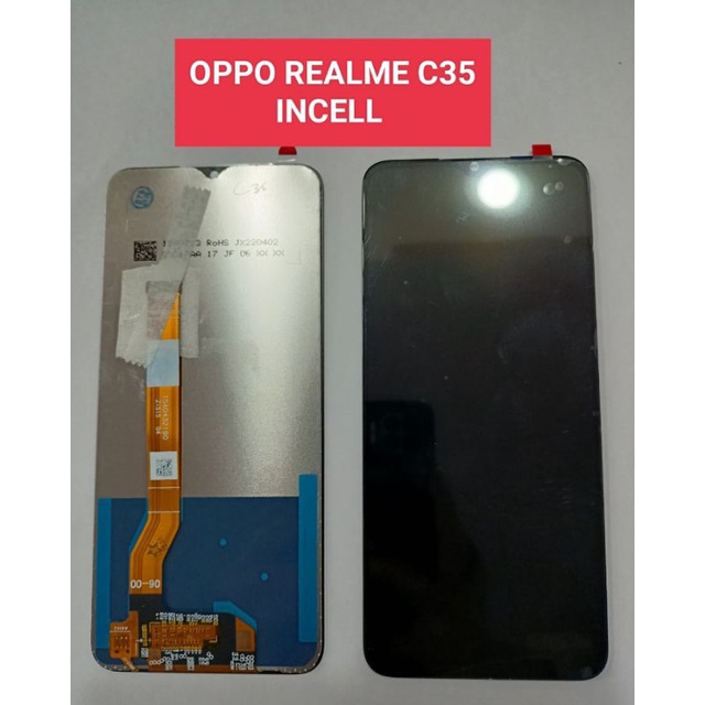 Lcd Touchscreen Realme C35 Fullset incell Original