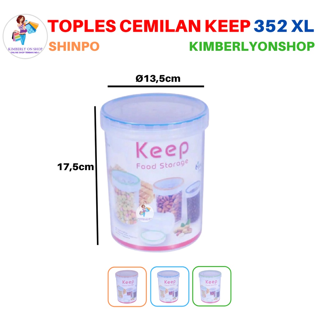 Toples Plastik SerbaGuna Tempat cemilan Sealware 352 XL Shinpo