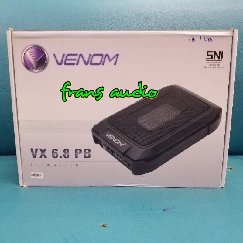 Subwoofer aktif Venom VX6.8PB slim VX 6.8PB subwofer kolong VX 6.8 PB