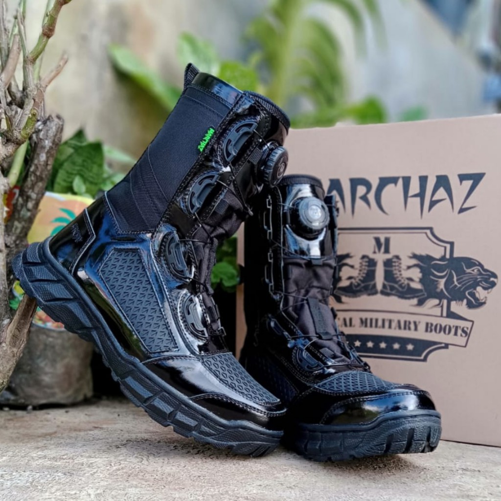 SEPATU PDL TALI PUTAR SARANG TAWON LIBRA MARCHAZ KULIT SAPI ASLI SEPATU PDL DINAS TNI POLRI SECURITY