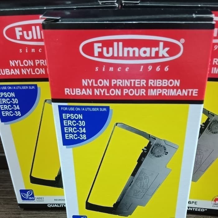 FULLMARK ERC38 RIBBON PITA CARTRIDGE PRINTER EPSON DOT MATRIX KERTAS RANGKAP