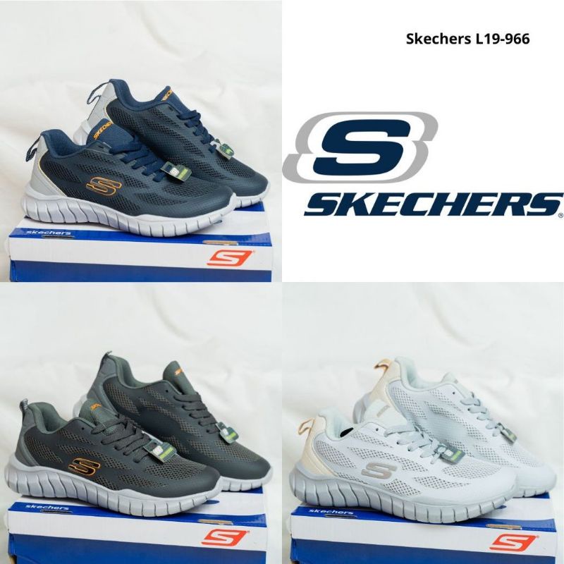 SEPATU PRIA SKECHERS MEMORY FOAM (49-44)