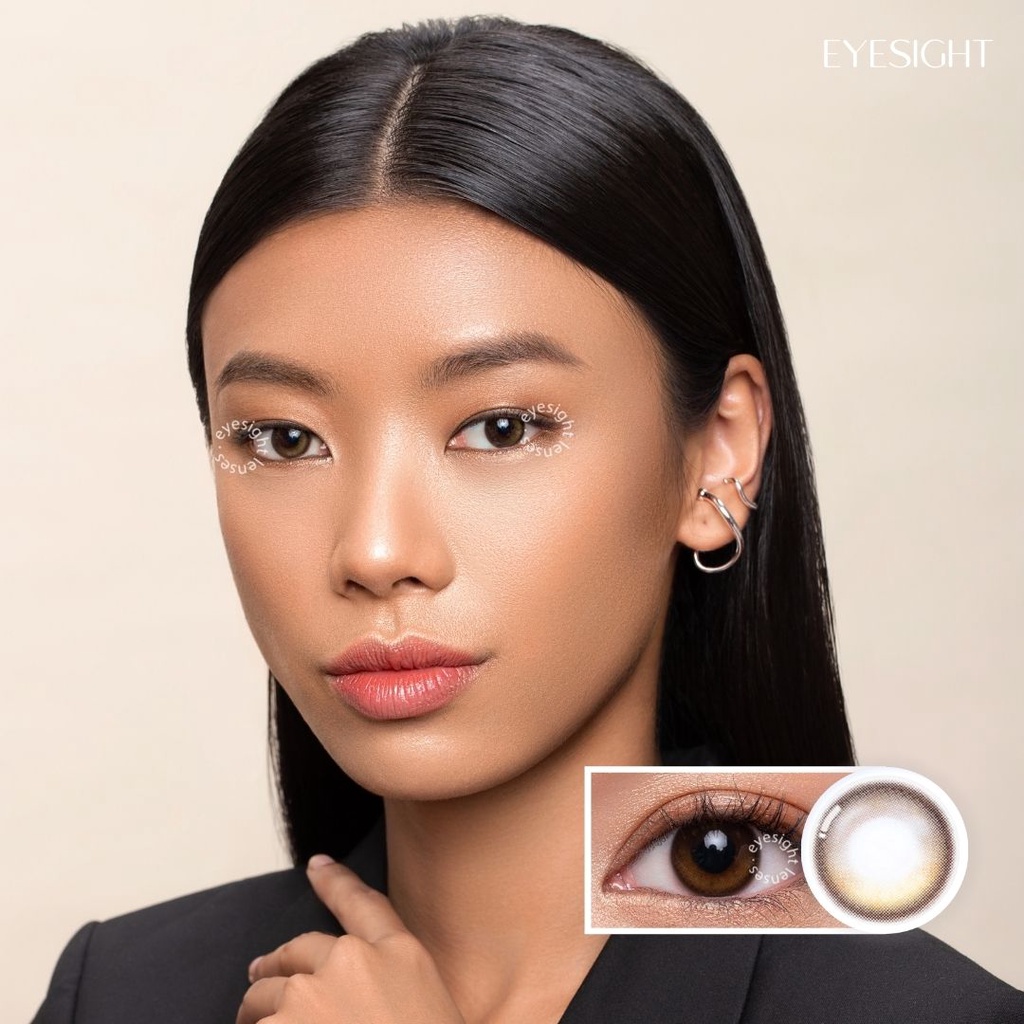 [CLEARANCE] EYESIGHT LENSES Softlens Princess Moonlight Brown (1pc/sebelah)