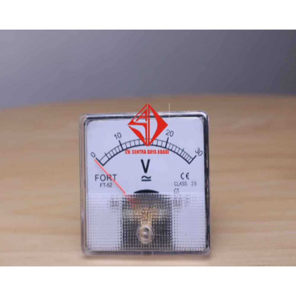 VOLT METER FT 52 30V / ANALOG PANEL METER AC/DC FORT