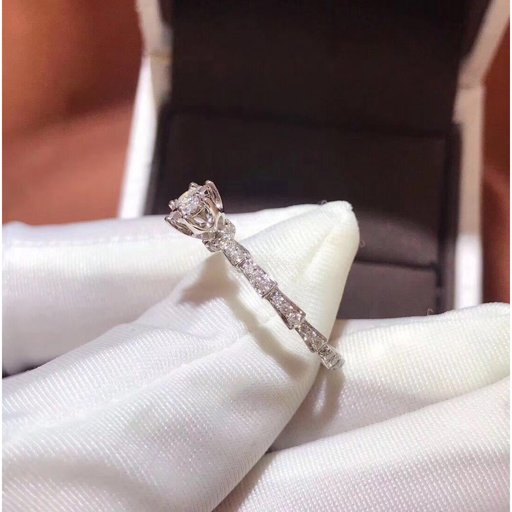 Pandora Cincin 925 Silver Hias Kubik Zirkon Berlian Untuk Wanita