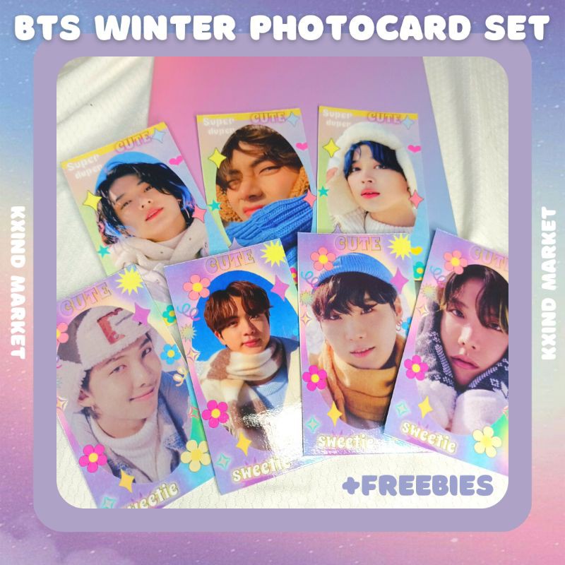Photocard BTS Winter Package / photocard BTS / fanmade BTS / album BTS / photocard Jungkook / bts