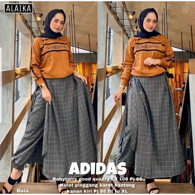 set wanita//adidas set