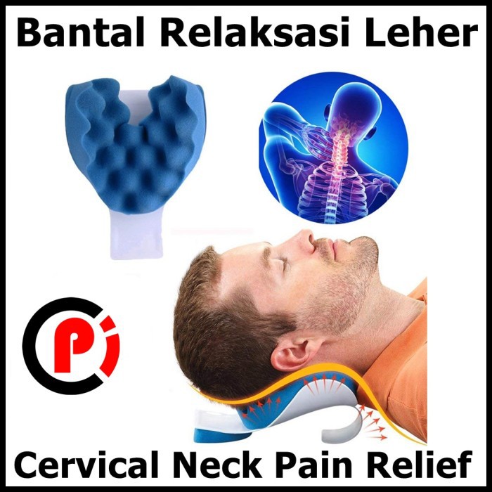 Bantal Relaksasi Leher Punggung Cervical Neck Pain Relief Type HBF001