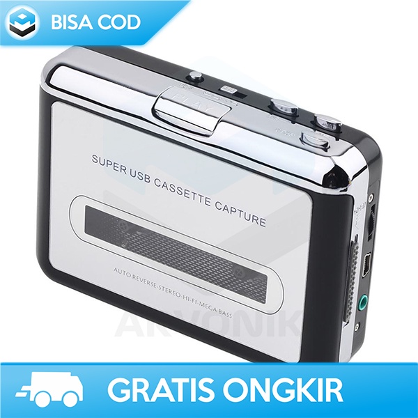 KASET TAPE EZCAP MP3 PLAYER AUDIO USB 2.0 CONVERTER WITH EARPHONE 007