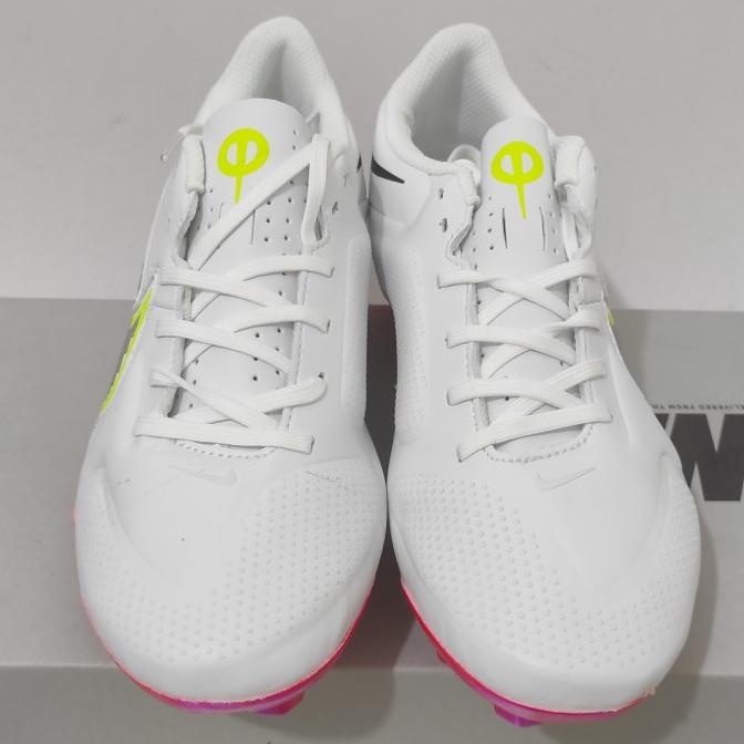 Sepatu Bola Nike Tiempo Legend9 Elite Chrome White Pink S7968