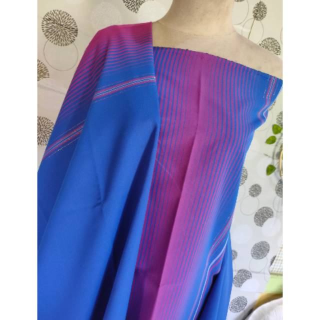 Kain tenun lurik jembatan merah silungkang