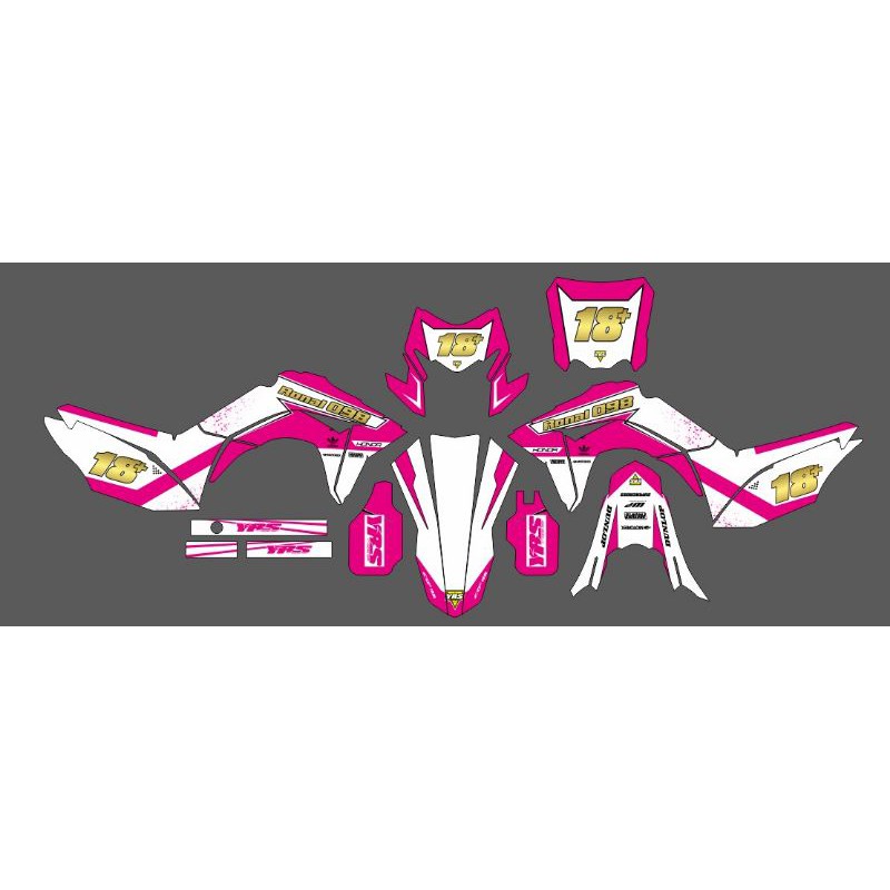 DECAL CRF 150L HOLOGRAM GALAXY